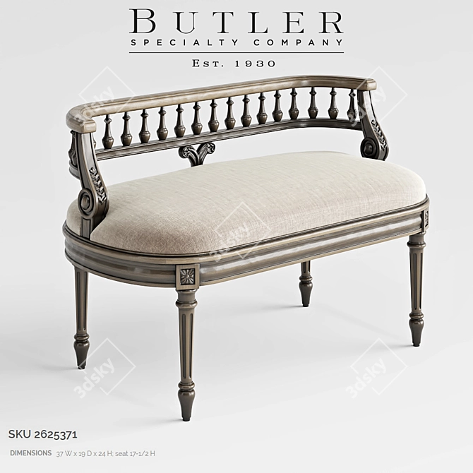 Elegant Butler Mansfield - 2625371 3D model image 1