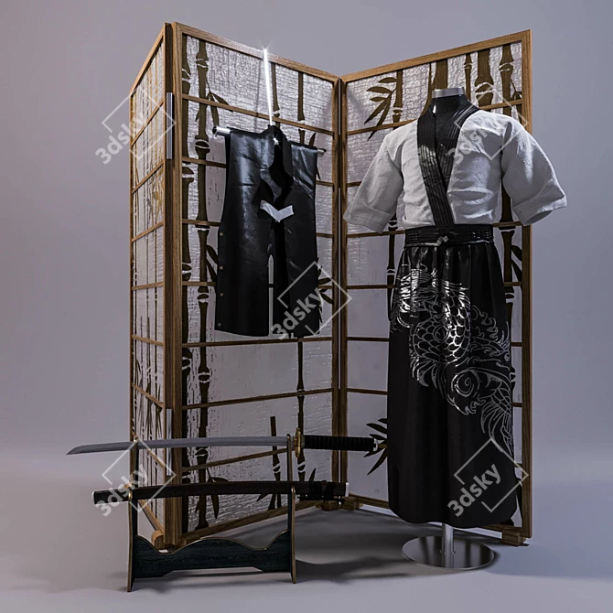 Title: Japanese Dreams Set 3D model image 2