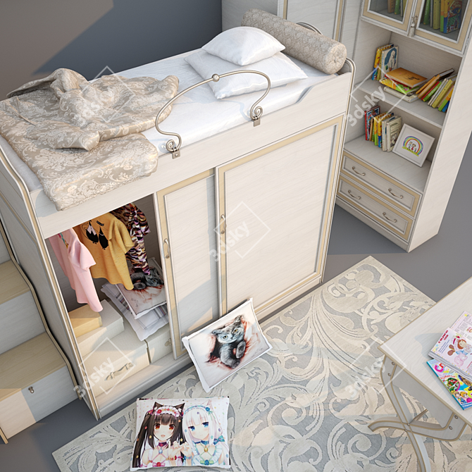Ferretti e Ferretti Children's Furniture 3D model image 2