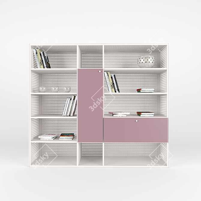 Mesh Collection: Stylish Shelf 3D model image 1