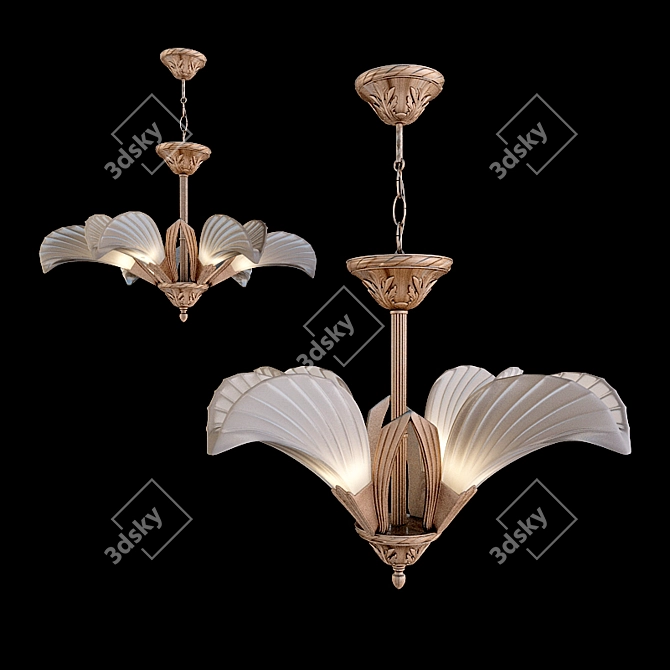 Elegant Sevinc Chandeliers - 2200 Collection 3D model image 1