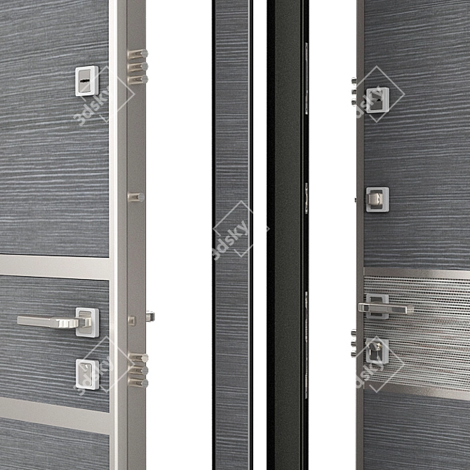 Intekron Steel Door: Tartu 3D model image 2