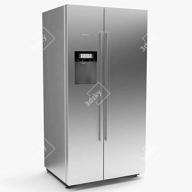 BOSCH Serie 6 American-style Fridge 3D model image 1