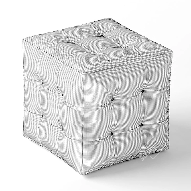 Versatile Pouf Set 3D model image 2