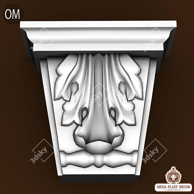Mega Plast Decor Castle Stones 3D model image 1