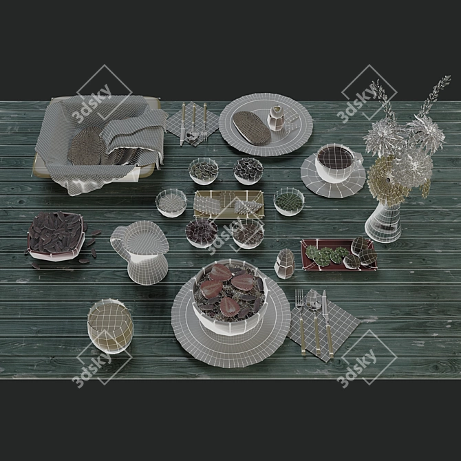 Healthy Morning Delight 3D model image 3
