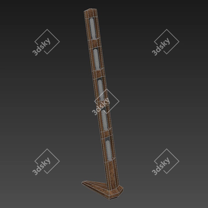 Modern Totem Lamp: Elegant Illumination 3D model image 3