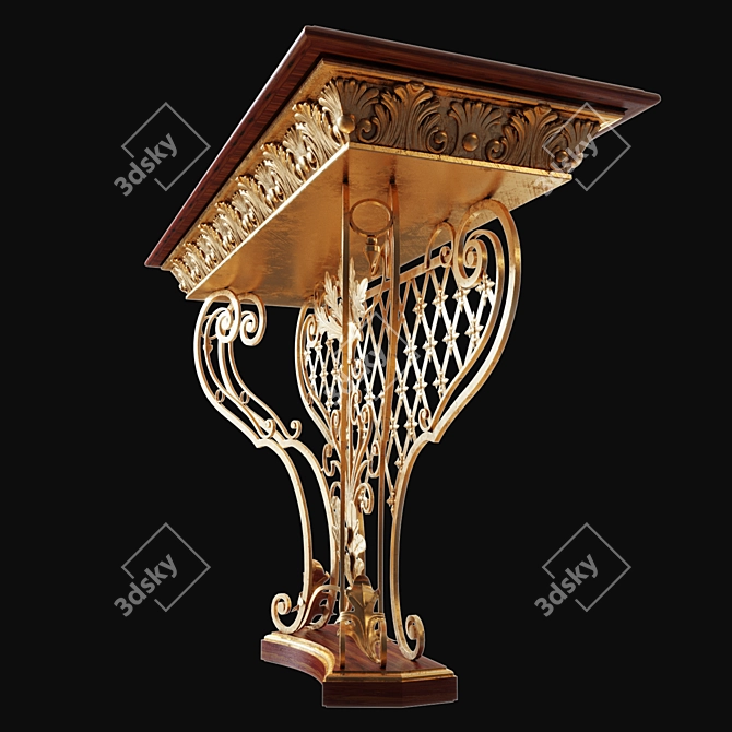 Classic Console HER-21: Jumbo Elegance 3D model image 2