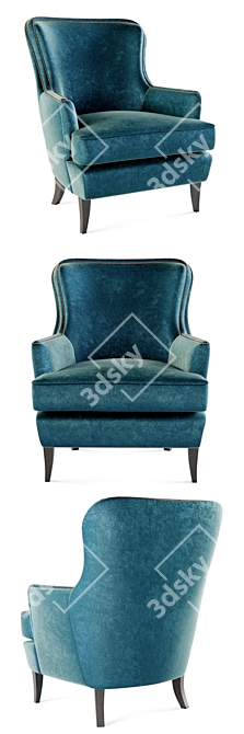 Modern Elegance - FH 106 Armchair 3D model image 2