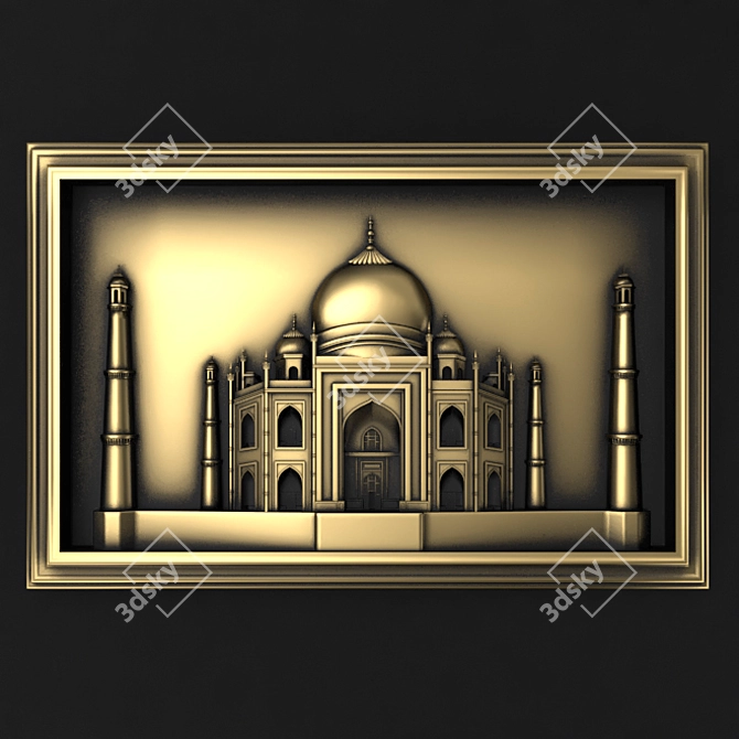 Precision CNC Cutting Tool 3D model image 1