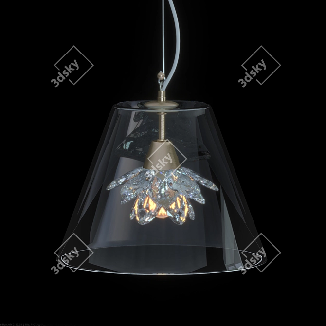 Harco Loor Flower Large Lamp 3D model image 1