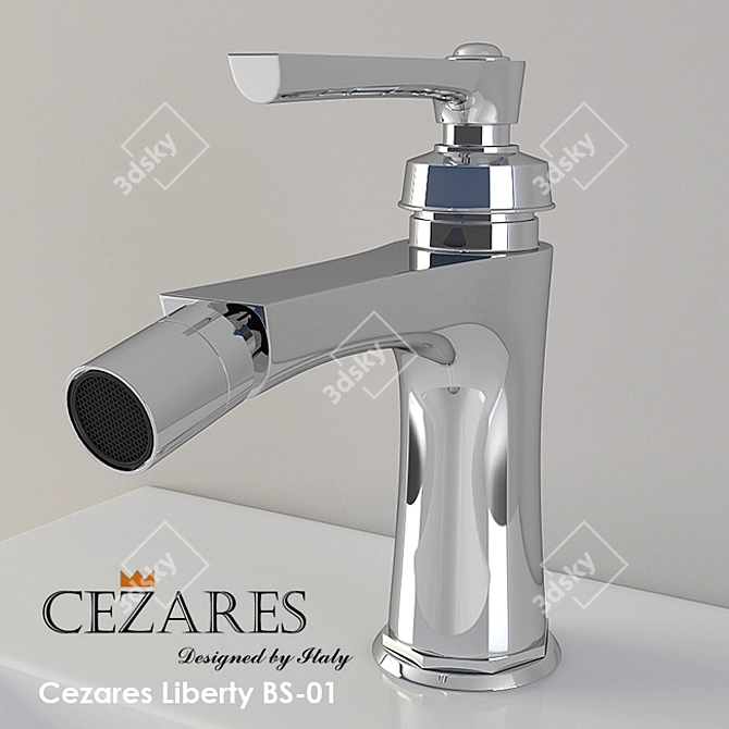 Cezares Liberty BS-01 Bidet Mixer 3D model image 1