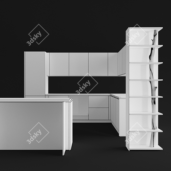 Sleek Elegance: Miton Cucine Skin 3D model image 3