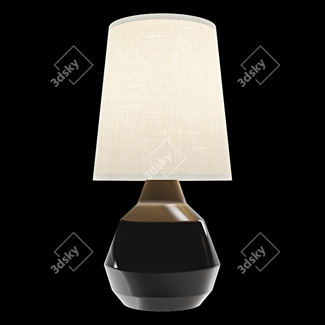 Brass Geo Touch Lamp 3D model image 1