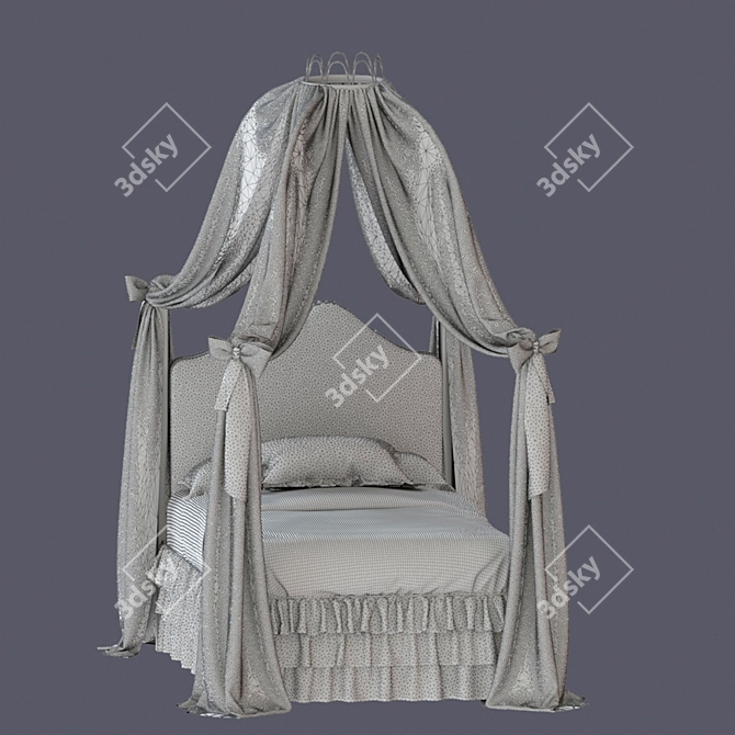 Elegant Dolfi Bed: Italian Design 3D model image 3