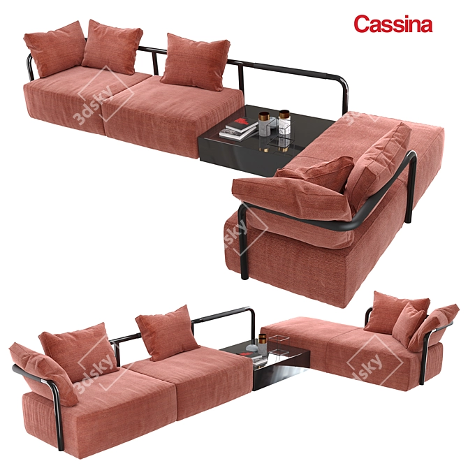 Casina 503 Soft Props Sofas: Modern 3D Models 3D model image 2