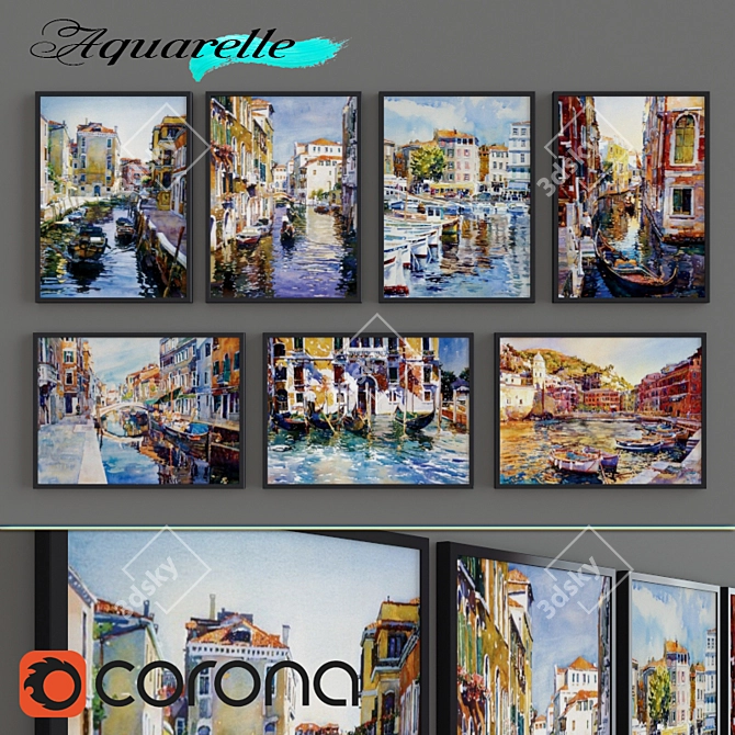 Aquarelle Part 1: Exquisite Max2014 Art 3D model image 1