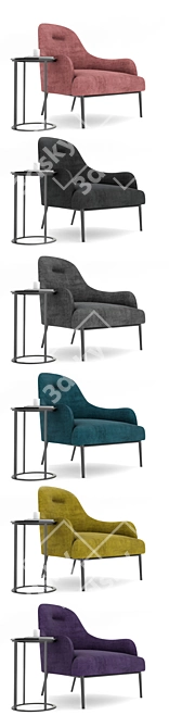 Elevate your space with Embrace Armchair 3D model image 2