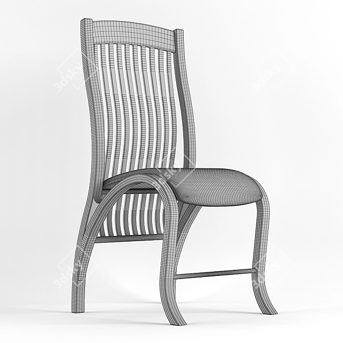 Title: Bentwood Chair: Unique Custom Design 3D model image 3