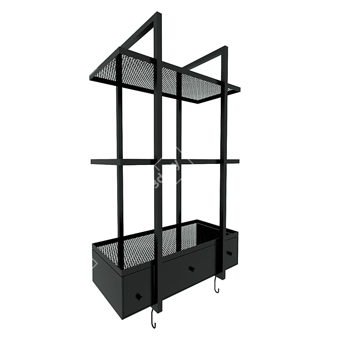 Versatile Shelving Unit: IKEA FALSTERBU 3D model image 1