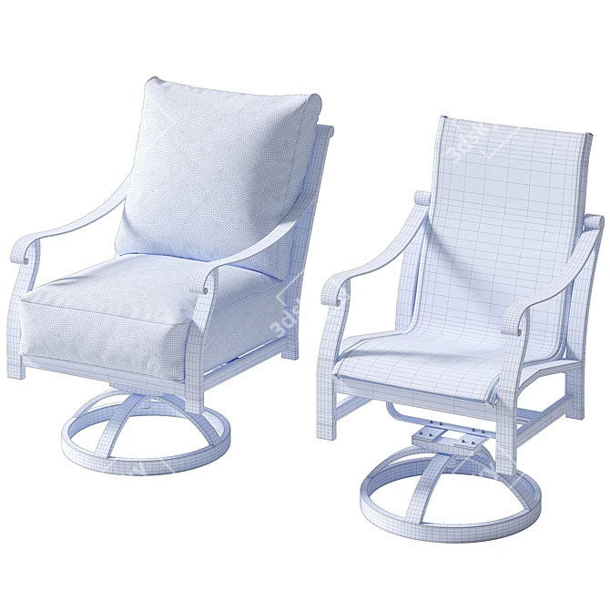 Vintage Elegance Chairs 3D model image 3