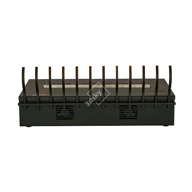 Push Button Bio Fireplace 3D model image 1