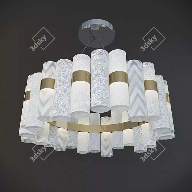 LA LOLLO Chandelier: Exquisite Design by Lorenza Bozzoli 3D model image 1