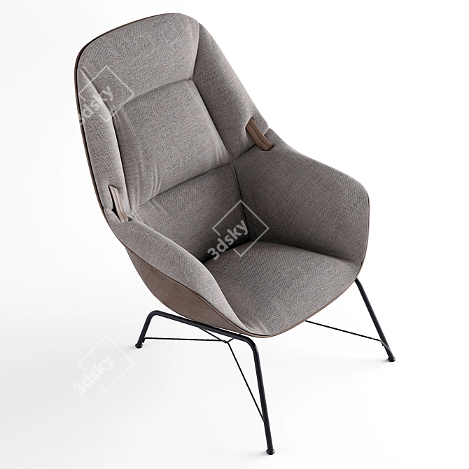 Elegant Comfort: Jori Prelude 3D model image 2