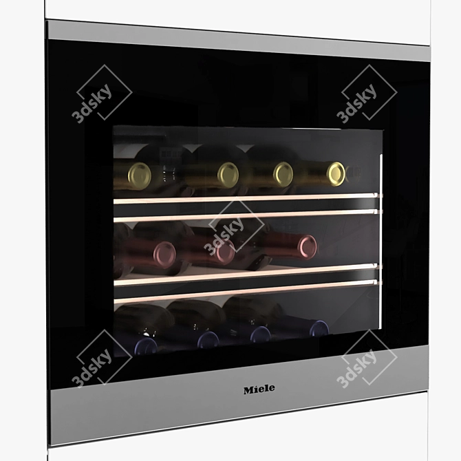 Miele KWT 6112 iG: Sleek Wine Conditioning Unit 3D model image 2