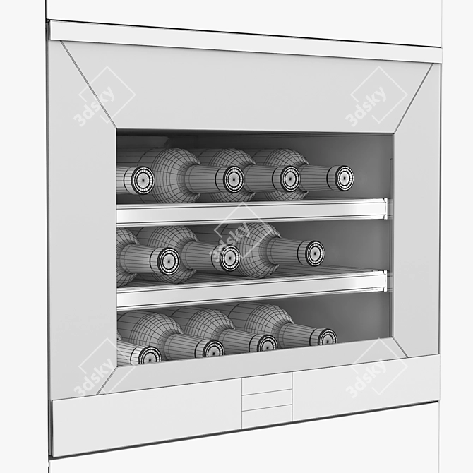 Miele KWT 6112 iG: Sleek Wine Conditioning Unit 3D model image 3