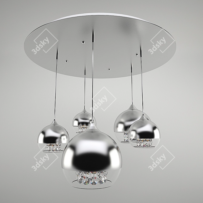 Maytoni Fermi 3-Piece Lighting Set 3D model image 1