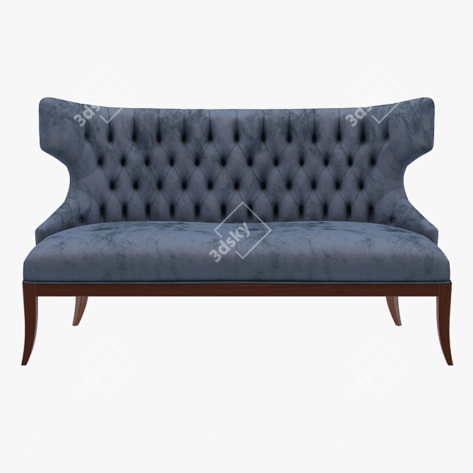 Irene 2-Seater Sofa by Seven Sedie 3D model image 1