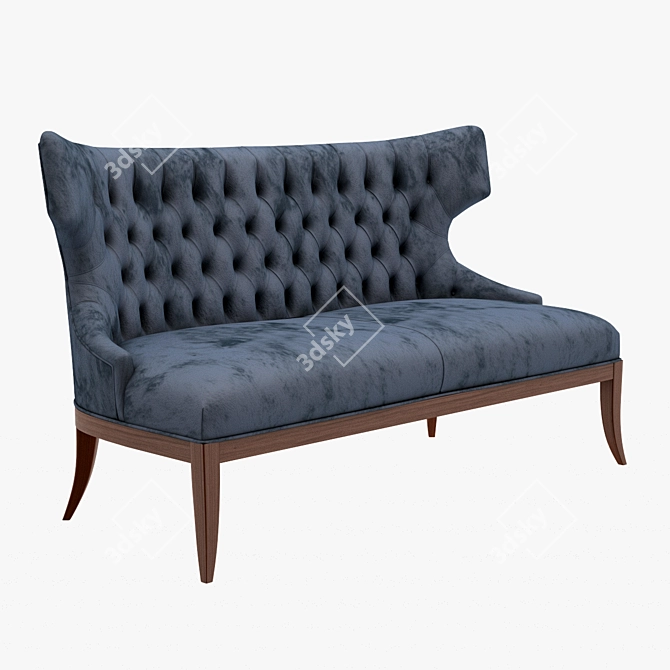 Irene 2-Seater Sofa by Seven Sedie 3D model image 2
