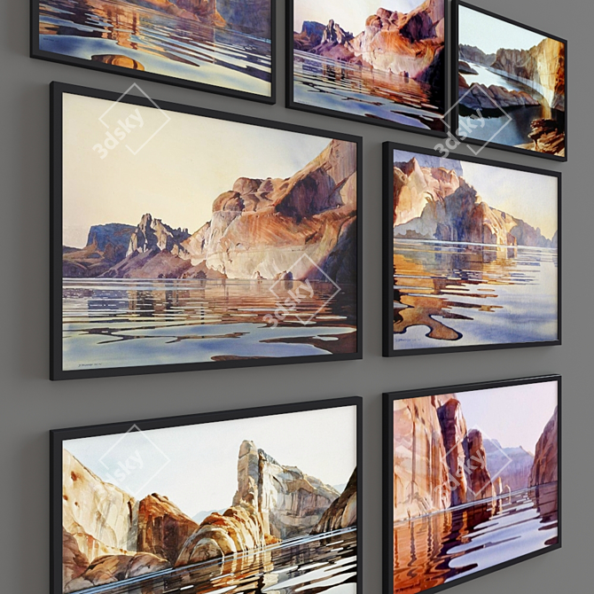 Aquarelle Part 25 - Rocky Shores 3D model image 2