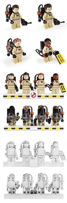 Limited Edition LEGO Ghostbusters Set 3D model image 2