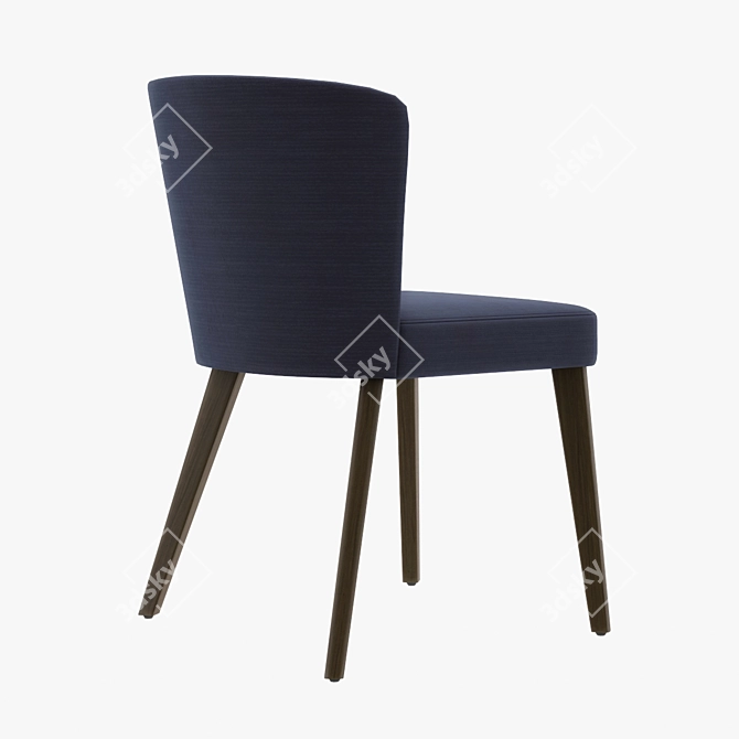 Elegant Eva's Chair: Stylish and Comfortable 3D model image 2