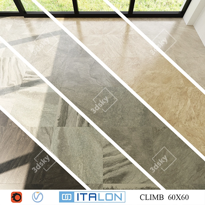 ITALON CLIMB: Chic Ceramic Collection 3D model image 1