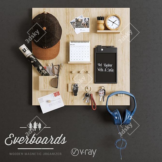 Everboards 01: Versatile Organizer Set 3D model image 1