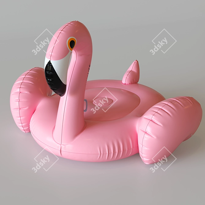 Flamingo Luxe Inflatable Float 3D model image 2
