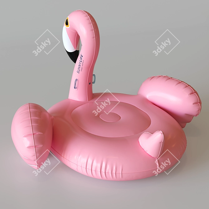 Flamingo Luxe Inflatable Float 3D model image 3