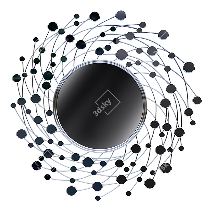 Elara Mirror - 98x98 cm 3D model image 1