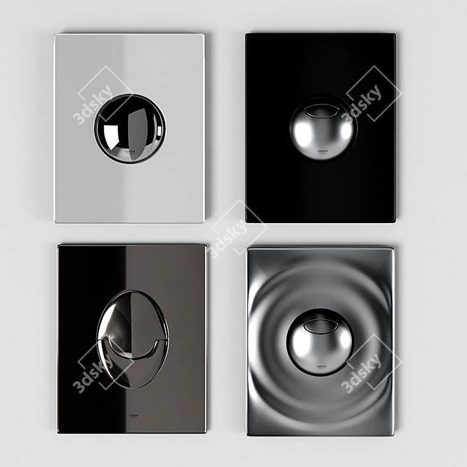 Title: Grohe Skate Air Surf - Innovative Design and Superior Performance 3D model image 2