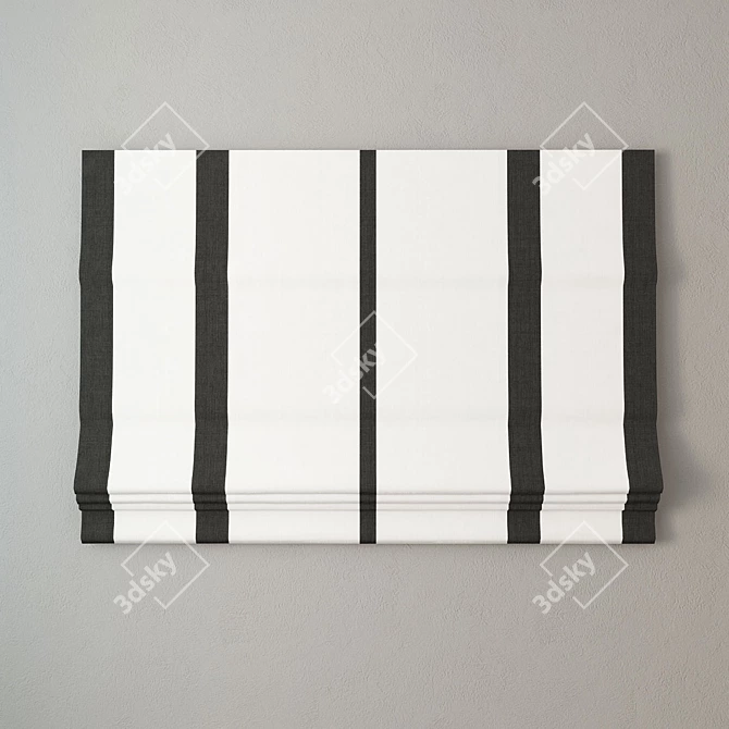 RomaFinis: Decorative Roman Curtains 3D model image 3