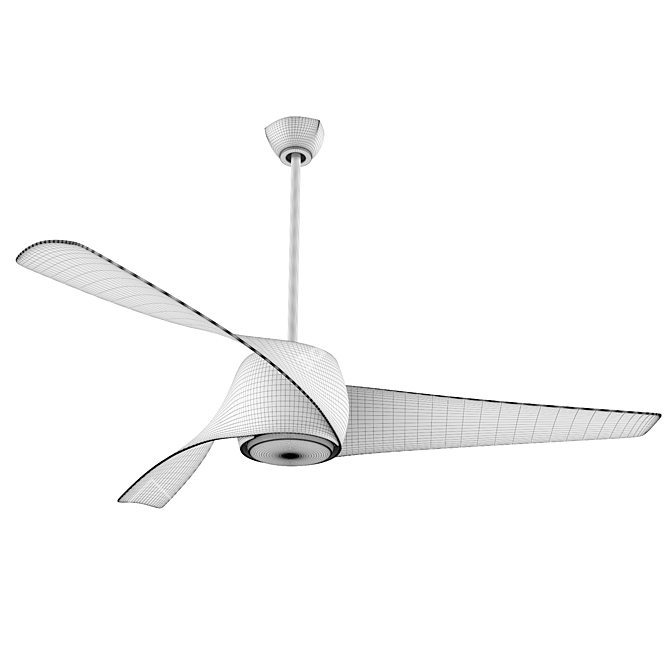 BreezeMaker Ceiling Fan 3D model image 3