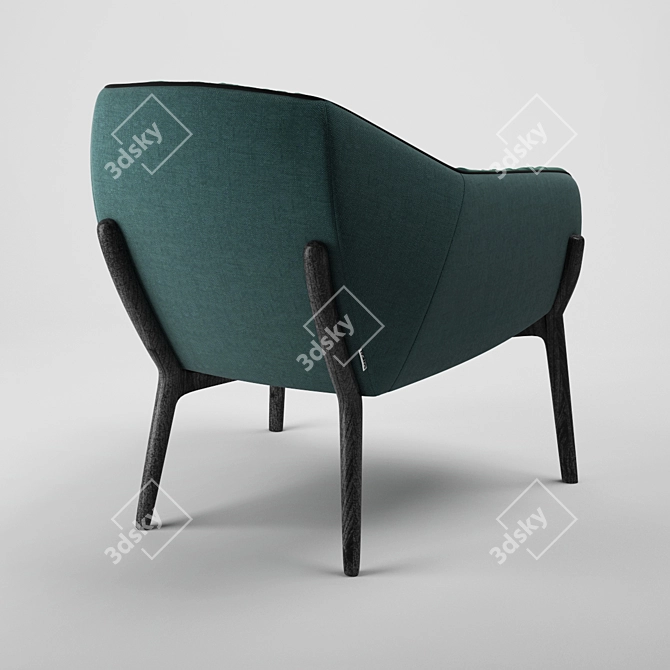 Nido Chair by Sancal: Sleek and Stylish Seating 3D model image 3
