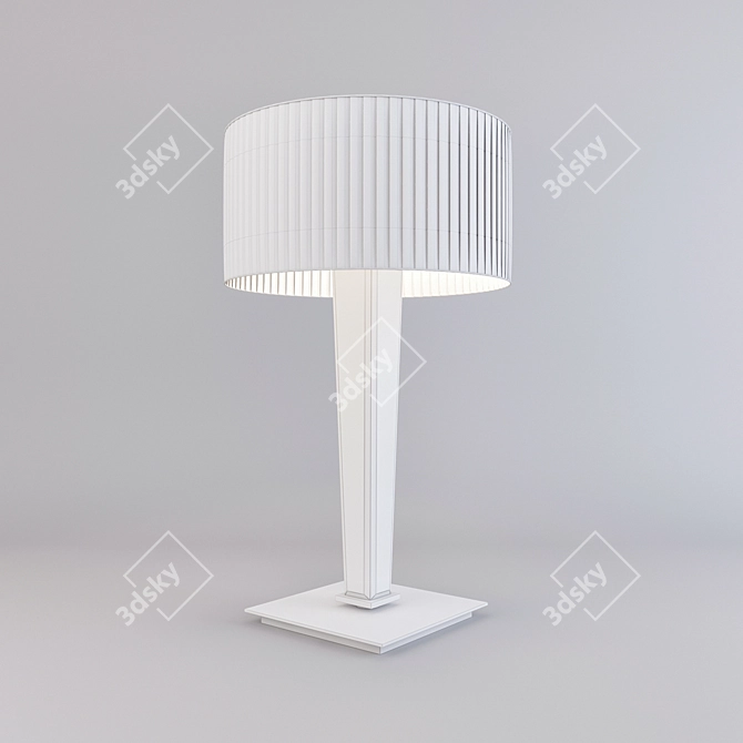 Vintage Style Snooker Table Lamp 3D model image 2