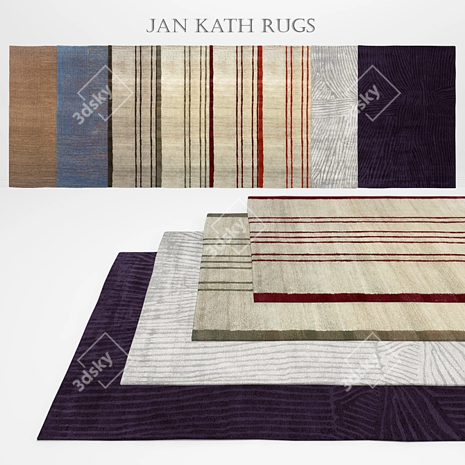 MauroandSpice Collection: Jan Kath Rugs 3D model image 1