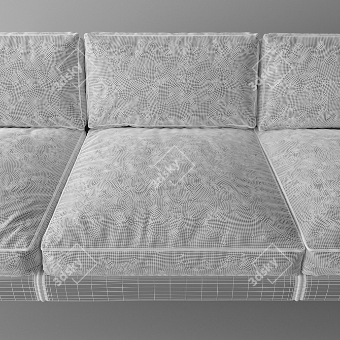 Contemporary Standard Felix Sofa 3D model image 2