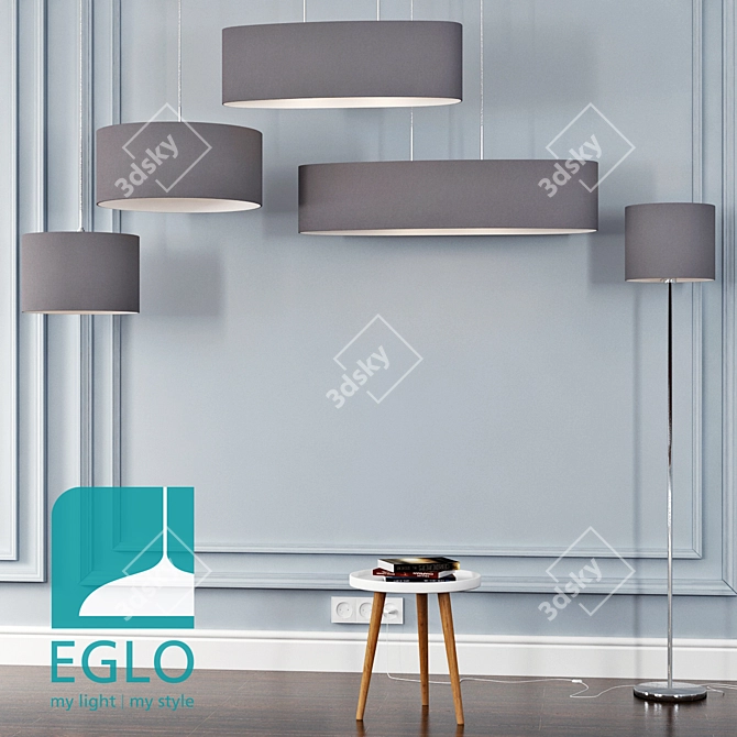 Elegant EGLO PASTERI Lighting Set 3D model image 1