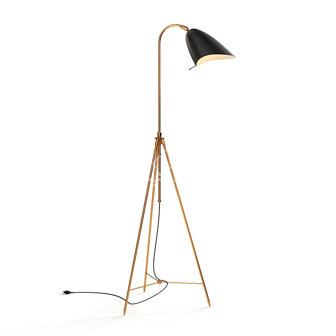 Title: Elegant Visual Comfort Sommerard Torchiere 3D model image 1